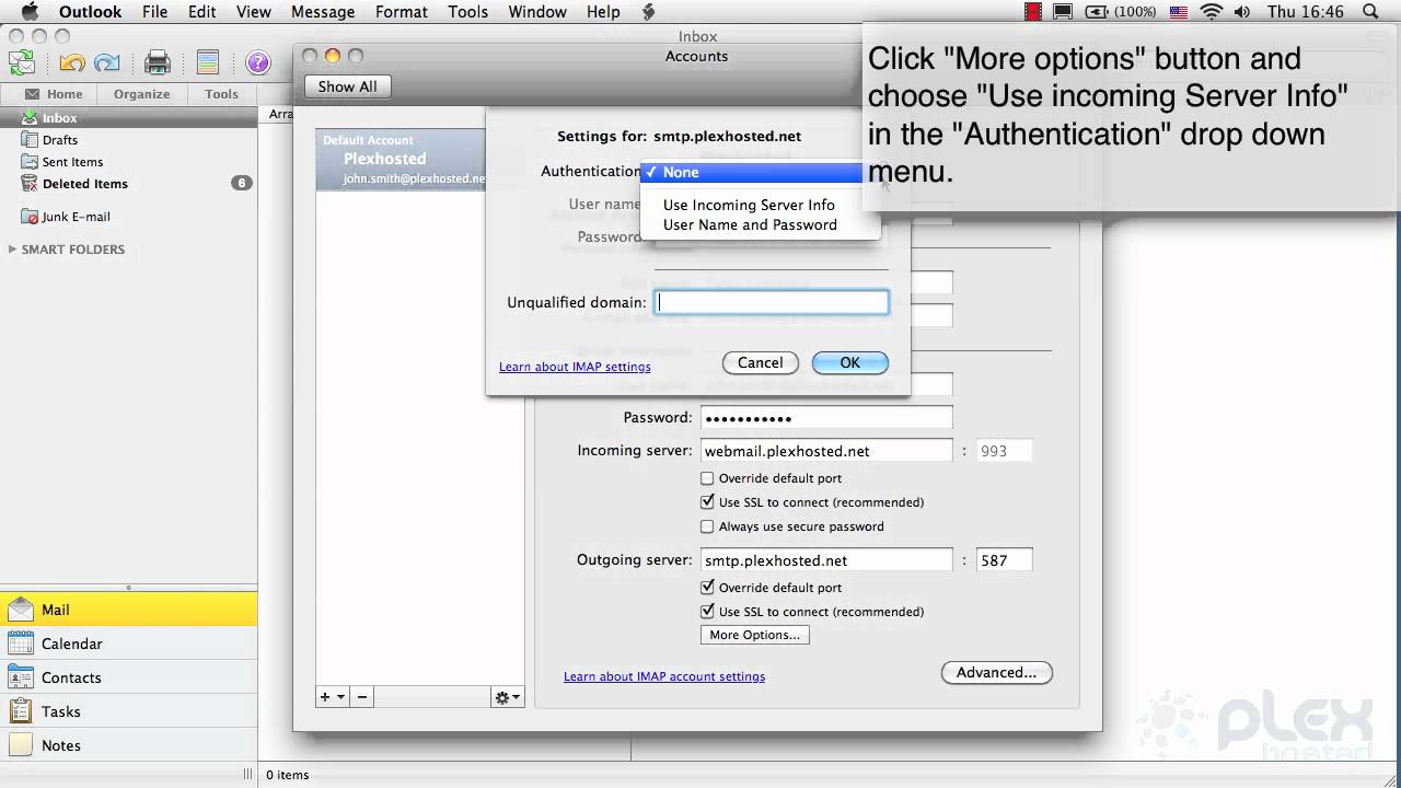 outlook 2011 for mac setup